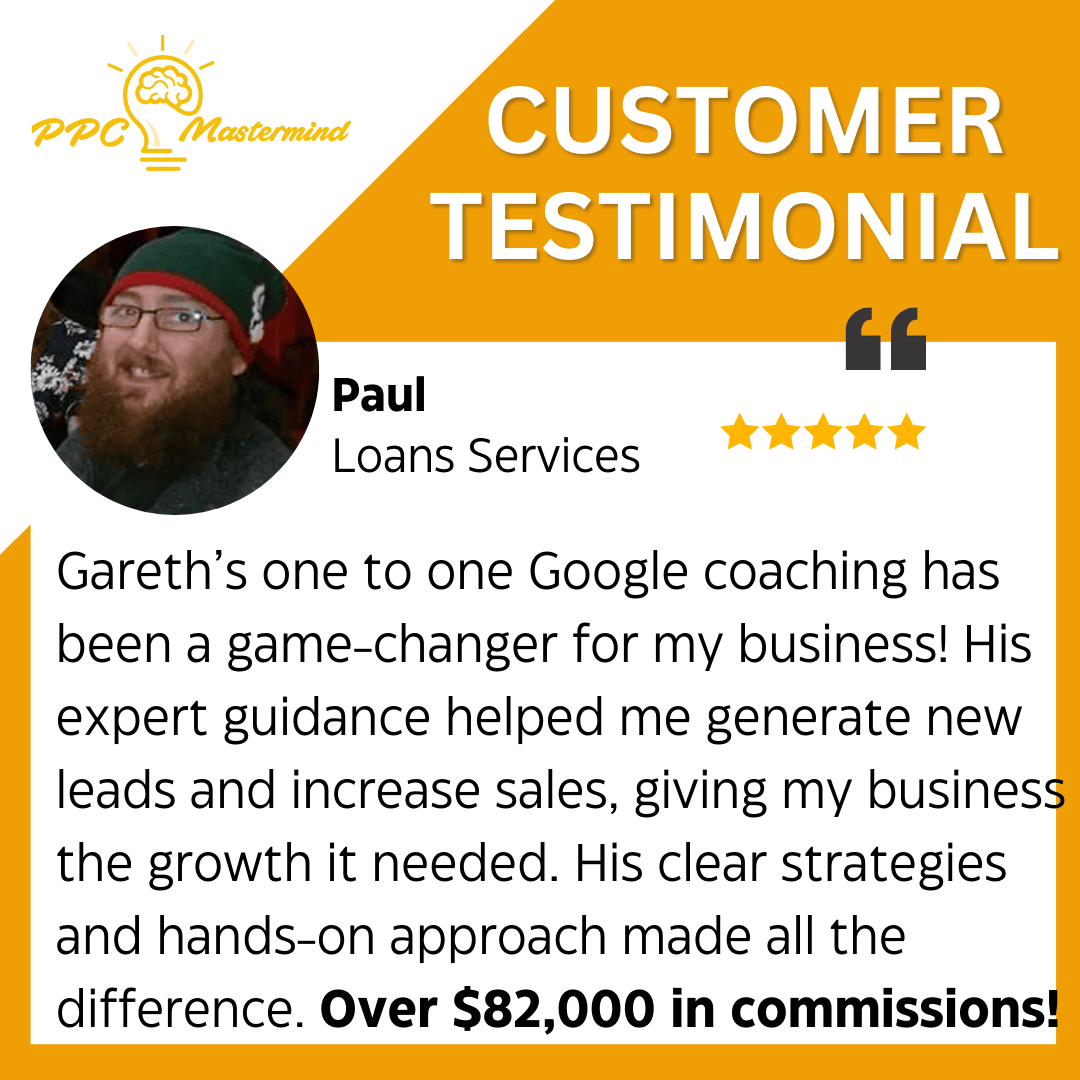 gareth foxon ppc masterminds google coaching program